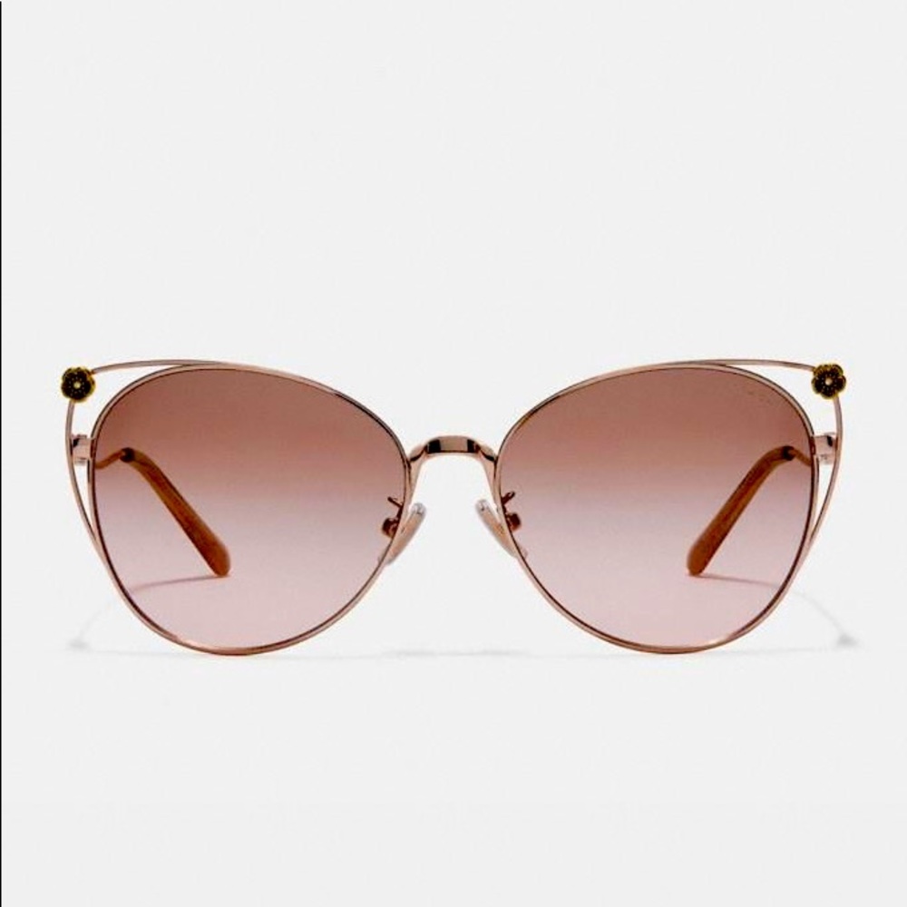 Coach Tea Rose Cat Eye Sunglasses